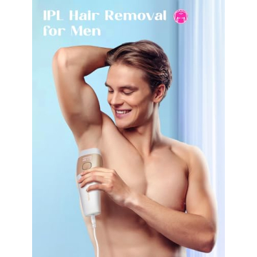 IPL Hair Removal Device with Ice Cooling for Painless Results
