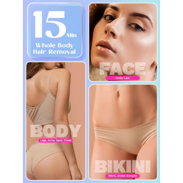 IPL Hair Removal Device with Ice Cooling for Painless Results