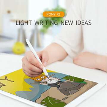 Stylus Pens for iPad Pencil, Capacitive Pen High Sensitivity & Fine Point, Magnetism Cover Cap, Univ...
