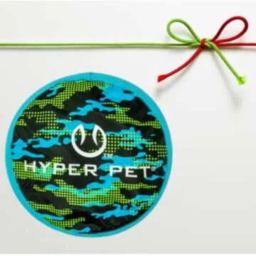 Hyper Pet Flippy Flopper 9" Flying Disc Soft Dog Toy, Floats in Water & Safe on Teeth, Pack of 1, Camo Design, for All Breeds