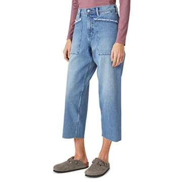Lucky Brand Women's Lucky Legend High Rise Wide Leg Jean, Tough Luck