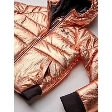 Under Armour Ua Glitz Prime Bomber Jacket - Rose Gold Metallic