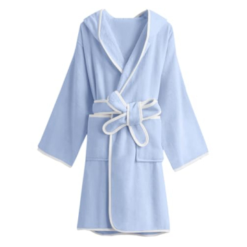 Umeyda Kids Hooded Towel Cotton Robe - Soft Terry Cloth Bathrobe for Boys & Girls