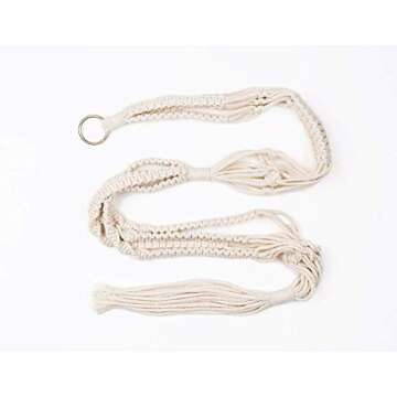 AMORNING Macrame Plant Hangers - 4 Pack, Hydroponic-Garden System