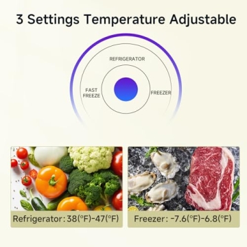 BANGSON 7.0 Cu.ft Upright Freezer, Convertible for Any Home