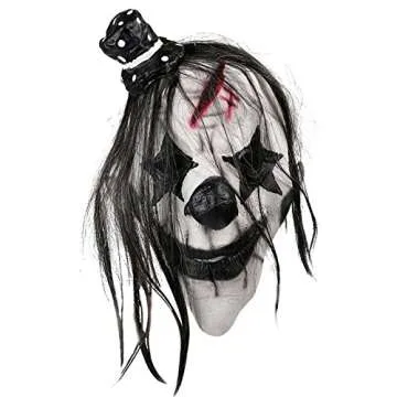 LZLRUN Horror Clown Mask - Perfect for Halloween Fun