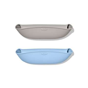 OXO Tot Roll-Up Bib - 2 Pack - Drizzle and Dusk