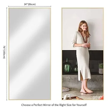 Koonmi 76x34 Oversized Full Length Mirror