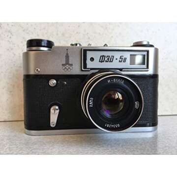 FED-5B Soviet Union 35mm Rangefinder Camera with Industar-61 Lens