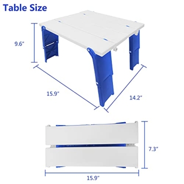 Large Portable Beach Folding Table for Outdoor Fun