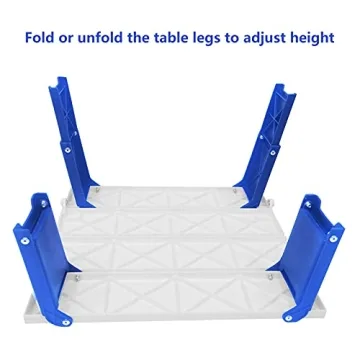 Large Portable Beach Folding Table for Outdoor Fun