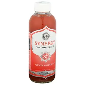 GT's Kombucha, Guava Goddess 16 Fl Oz