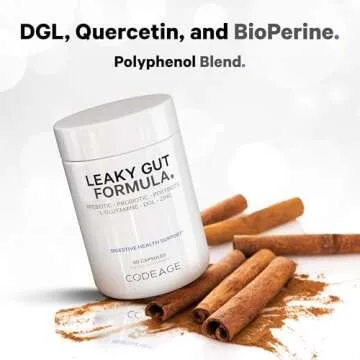 Codeage Leaky Gut Supplement for Digestive Wellness