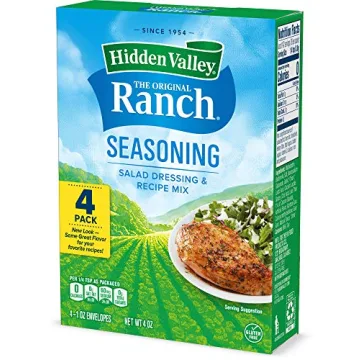 Hidden Valley Ranch Dressing and Seasoning Mix- Pack of 4