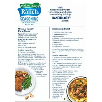 Hidden Valley Ranch Dressing and Seasoning Mix- Pack of 4