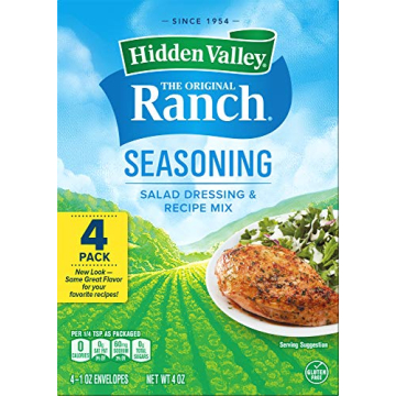 Hidden Valley Ranch Dressing and Seasoning Mix- Pack of 4