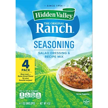 Hidden Valley Ranch Dressing and Seasoning Mix- Pack of 4