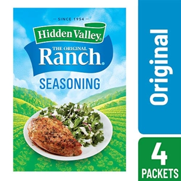 Hidden Valley Ranch Dressing and Seasoning Mix- Pack of 4