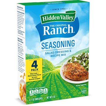 Hidden Valley Ranch Dressing and Seasoning Mix- Pack of 4