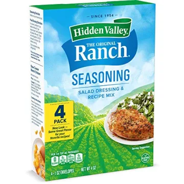 Hidden Valley Ranch Dressing and Seasoning Mix- Pack of 4