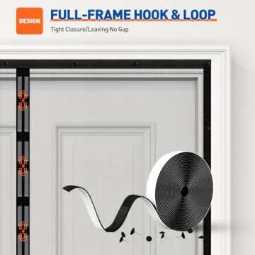 MAGZO Magnetic Screen Door for Easy Access & Bug Protection