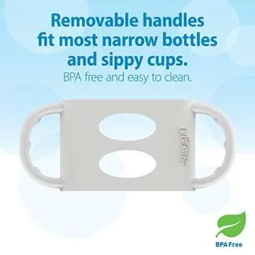 Dr. Brown's Wide-Neck Sippy Bottle with Silicone Handles