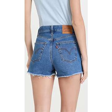Levi's Women's Premium Ribcage Shorts