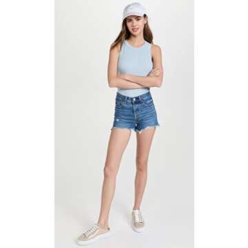 Levi's Women's Premium Ribcage Shorts