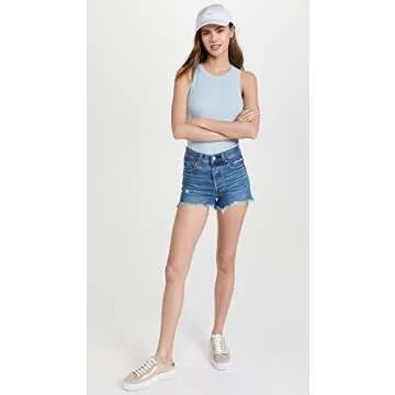 Levi's Women's Premium Ribcage Shorts