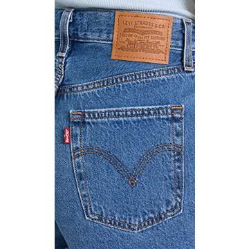 Levi's Women's Premium Ribcage Shorts