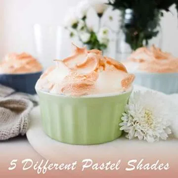 Stylish Cestash 6 Oz Ceramic Ramekins - Versatile & Oven Safe