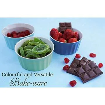 Stylish Cestash 6 Oz Ceramic Ramekins - Versatile & Oven Safe