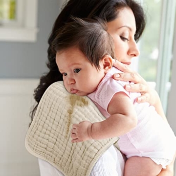 Looxii Muslin Burp Cloths Extra Soft 100% Cotton 6 Pack