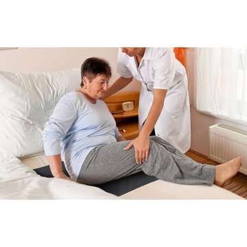 Car Transfer Aid Easy Slide Sheet Positioning Patient Transfer Device Slip Slider Sheets for Vehicle...