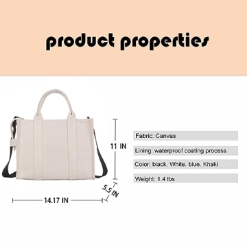 Ladies Handbags Large Capacity Tote Bags Shopping Bags Simple Tote Shoulder Bags Black Tote Bags (white)