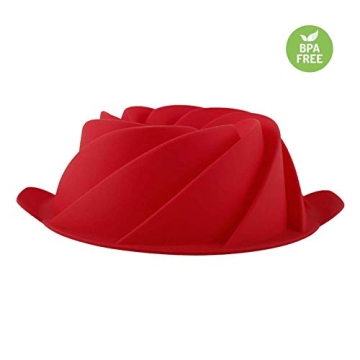 SHEbaking Silicone Fluted Cake Mold for Easy Baking