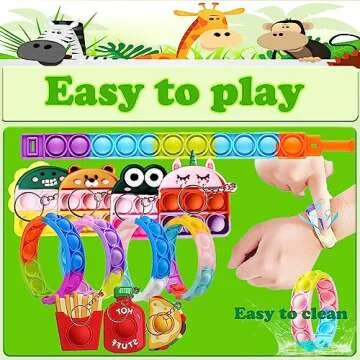 Dilycery 107 PCS Party Favors for Kids - Fun and Safe