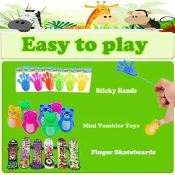 Dilycery 107 PCS Party Favors for Kids - Fun and Safe