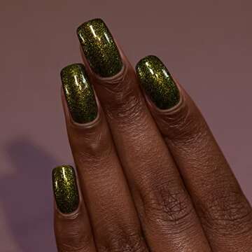 ILNP Olive Grove - Rustic Army Green Shimmer Nail Polish