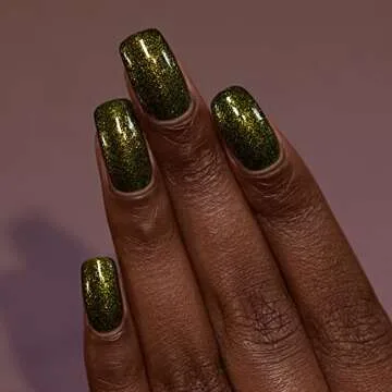 ILNP Olive Grove - Rustic Army Green Shimmer Nail Polish