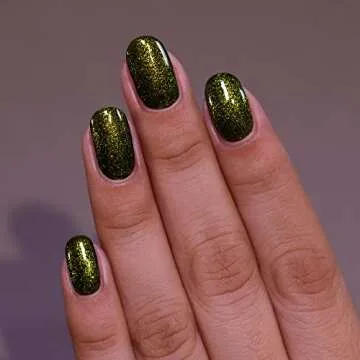 ILNP Olive Grove - Rustic Army Green Shimmer Nail Polish