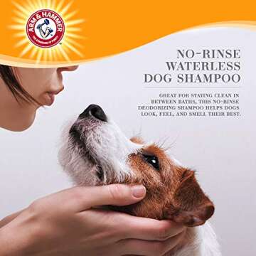Arm & Hammer for Pets Ultra Fresh Dog Deodorizing Foam, Juniper Mist Scent - No Rinse Waterless Dog ...