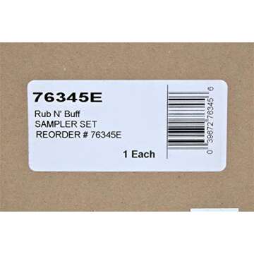 AMACO Rub 'N Buff Wax Metallic Finish 12 Tube Assortment