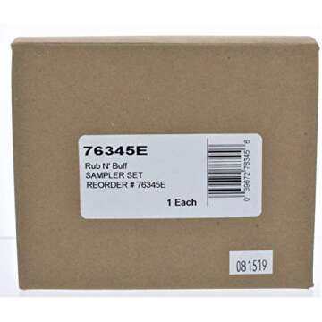 AMACO Rub 'N Buff Wax Metallic Finish 12 Tube Assortment