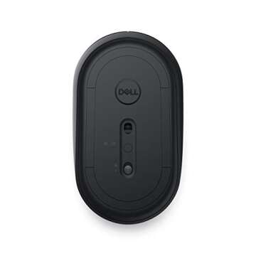 Dell MS5120W Mobile Pro Wireless Mouse – Wireless 2.4GHz, Bluetooth 5.0, Microsoft Swift Pair/Dell...