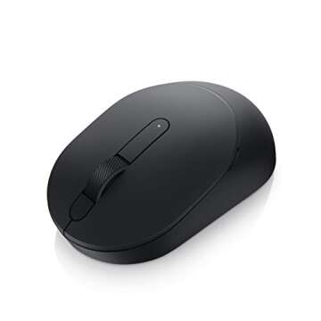 Dell MS5120W Mobile Pro Wireless Mouse – Wireless 2.4GHz, Bluetooth 5.0, Microsoft Swift Pair/Dell Pair (Windows 10 & 11 only), Optical LED Sensor - Black