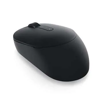 Dell MS5120W Mobile Pro Wireless Mouse – Wireless 2.4GHz, Bluetooth 5.0, Microsoft Swift Pair/Dell Pair (Windows 10 & 11 only), Optical LED Sensor - Black
