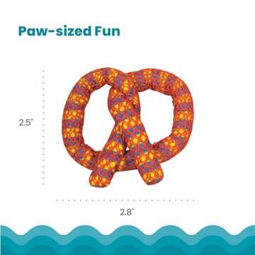 Catstages Catnip Plaque Away Pretzel Dental Chew Toy