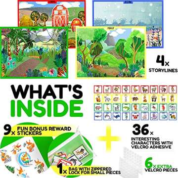 Wily Fox USA Sensory Busy Book Toys Autistic Children, Toddler Speech Therapy Activity Board Toys Mo...