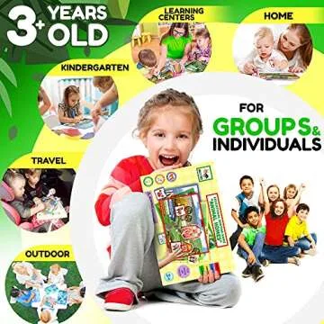 Wily Fox USA Sensory Busy Book Toys Autistic Children, Toddler Speech Therapy Activity Board Toys Montessori Educational Learning Toys, Autistic Toys Book, Montessori Toys for Toddlers (Speech Therapy